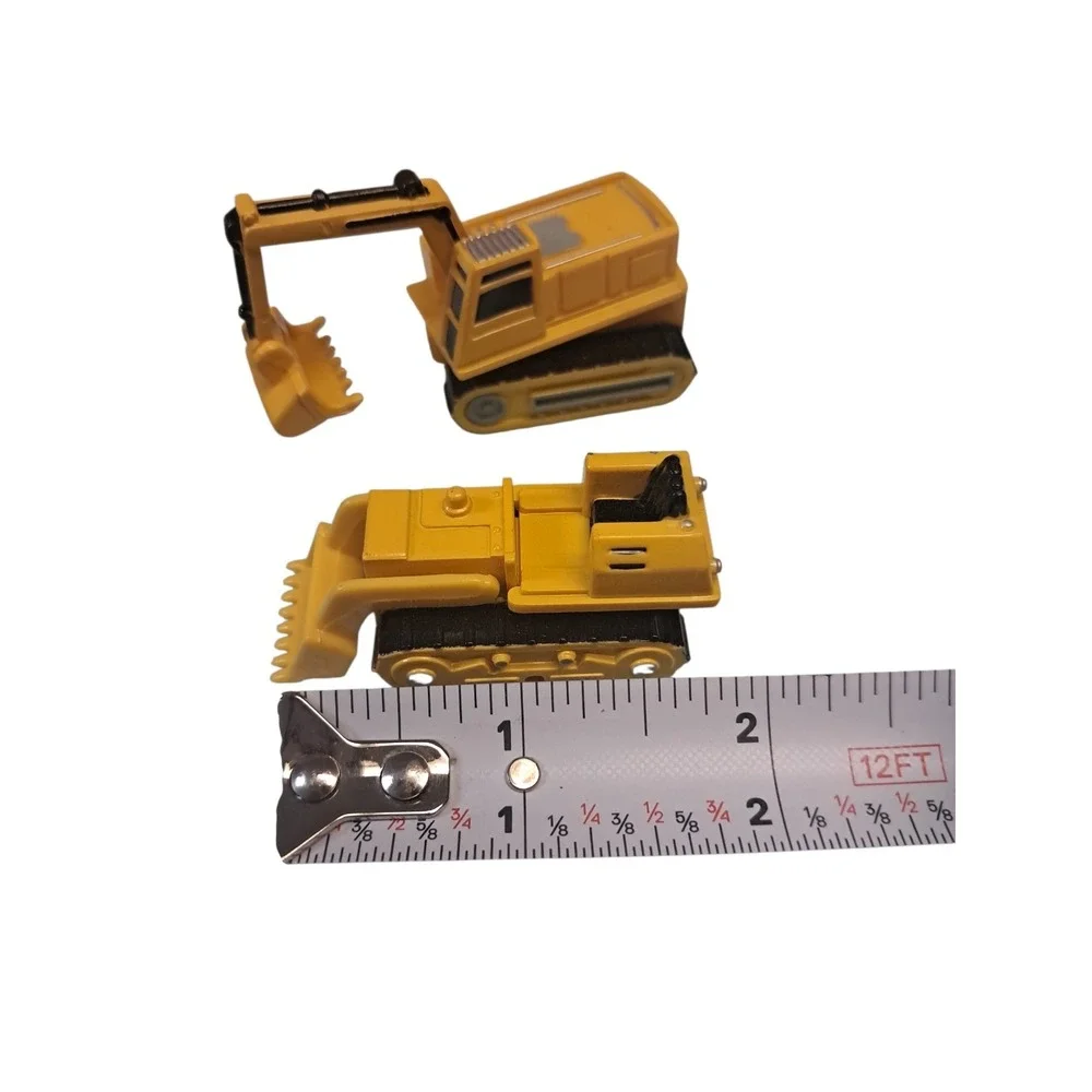 Lot of 8 Mini/Micro Construction Vehicles - Tamfort TURBO BALL - Bearing Action